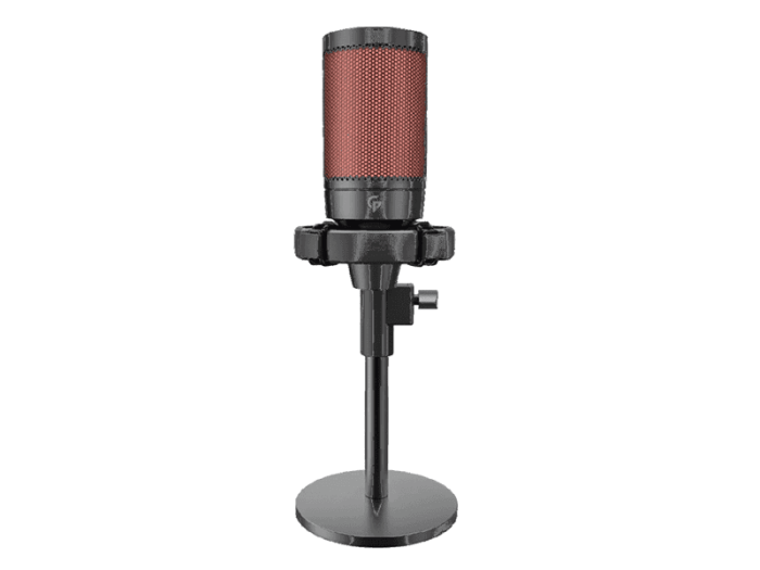 Porodo Gaming Professional RGB Condenser Microphone with Extension Stand