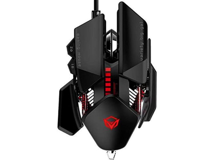 Meetion GM80 - Transformers Mechanical Gaming Mouse (4000 DPI) - For PC & Laptop - Black