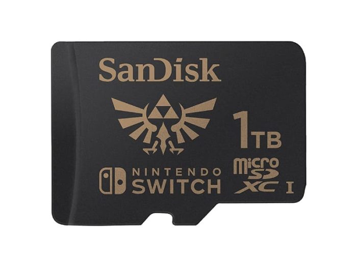 SanDisk 1TB Nintendo MicroSDXC UHS-I card for Nintendo Switch, Zelda Edition, Up to 100MB/s read; up to 90MB/s write - SDSQXAO-1T00-GN6ZN