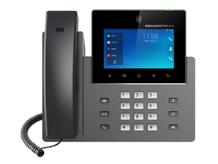 Grandstream GXV3350 Networks IP Video Phone with 5in Color Touch Screen (16 Sip Lines, 802.11n Wi-Fi)