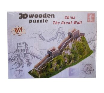Great Wall of China 3D Wooden Puzzle DIY Kit – Interactive Educational Craft for Hands-On Learning and Assembly