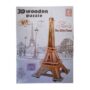 3D Wooden Puzzle DIY Kit – Paris Eiffel Tower Model for Educational Assembly and Creative Crafting Experience
