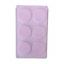 6-Cavity Spiral Pattern Silicone Mould – Flexible Pink Non-Stick Bakeware for Chocolate, Candy, Jelly, Soap, and Craft Making, Food-Grade Durable Silicone Mold
