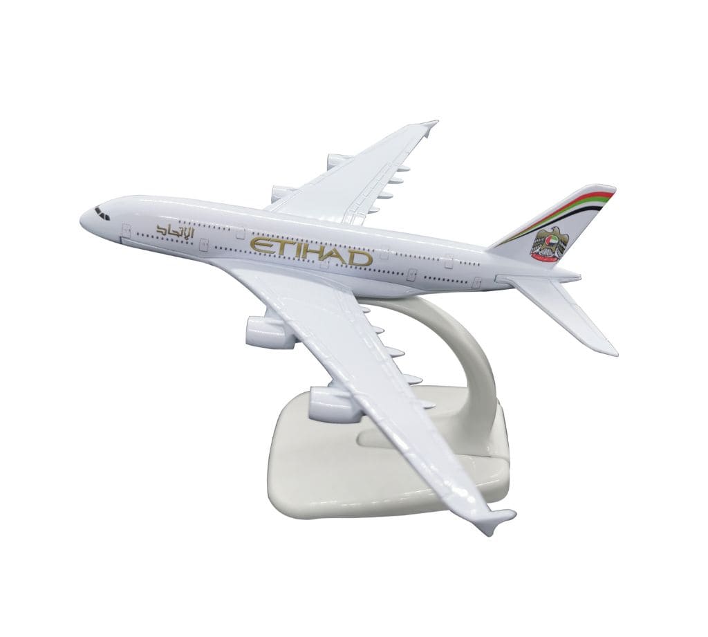Decorative Mini Metal Airplane Model – Airplane Showpiece for Table, Shelf & Gifting – Aircraft Toy Collectible ( 16cm)
