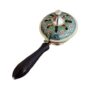 Decorative Metal Incense Burner with Enamelled Lid, Traditional Handcrafted Design, Durable and Elegant Aromatherapy Accessory for Home, Meditation, and Spiritual Use