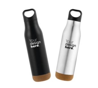 Eco-Friendly Insulated Cork Water Bottle – Double-Walled Stainless Steel, Leak-Proof Lid, Reusable Thermos with Natural Cork Base – Ideal for Custom Logo Branding, Corporate Gifting & Promotional Campaigns
