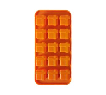 Silicone Ice Cube Tray Mould – 15-Cavity Non-Stick Mold with Gift Box Shapes for Ice, Chocolate, Candy, and Crafts – Flexible, Food-Grade Bakeware