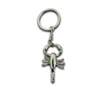 Silver Metal Crab Keychain – Decorative Coastal-Themed Accessory for Keys, Bags, and Gifts