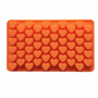 55 Holes Love Heart Shaped Cake Mold, Non-stick Silicone Chocolate Mold for Love Jelly Soap Cube Chocolate Candy Tray Melts Gummy DIY Stackable